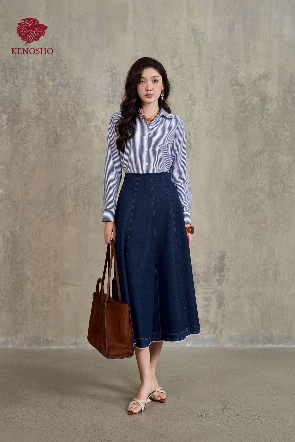 The Tailor Cotton Stripe — view 3