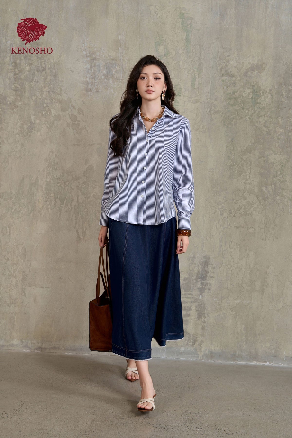 The Tailor Cotton Stripe — view 5