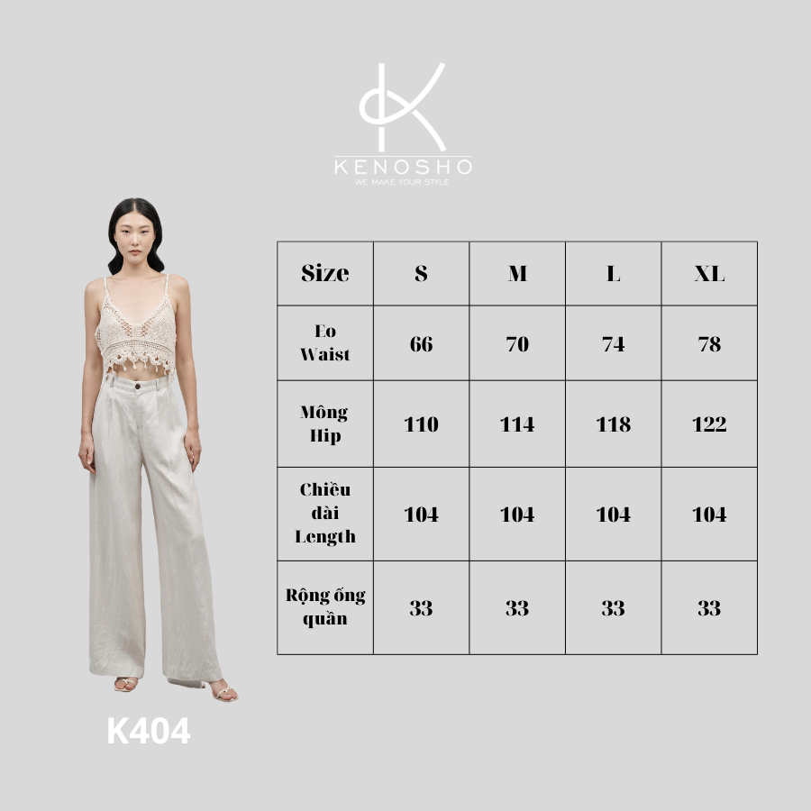 Hoi An Co-ord Set — Crochet Top & Linen Wide-Leg Pant — view 5